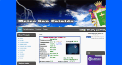 Desktop Screenshot of meteosancataldo.it